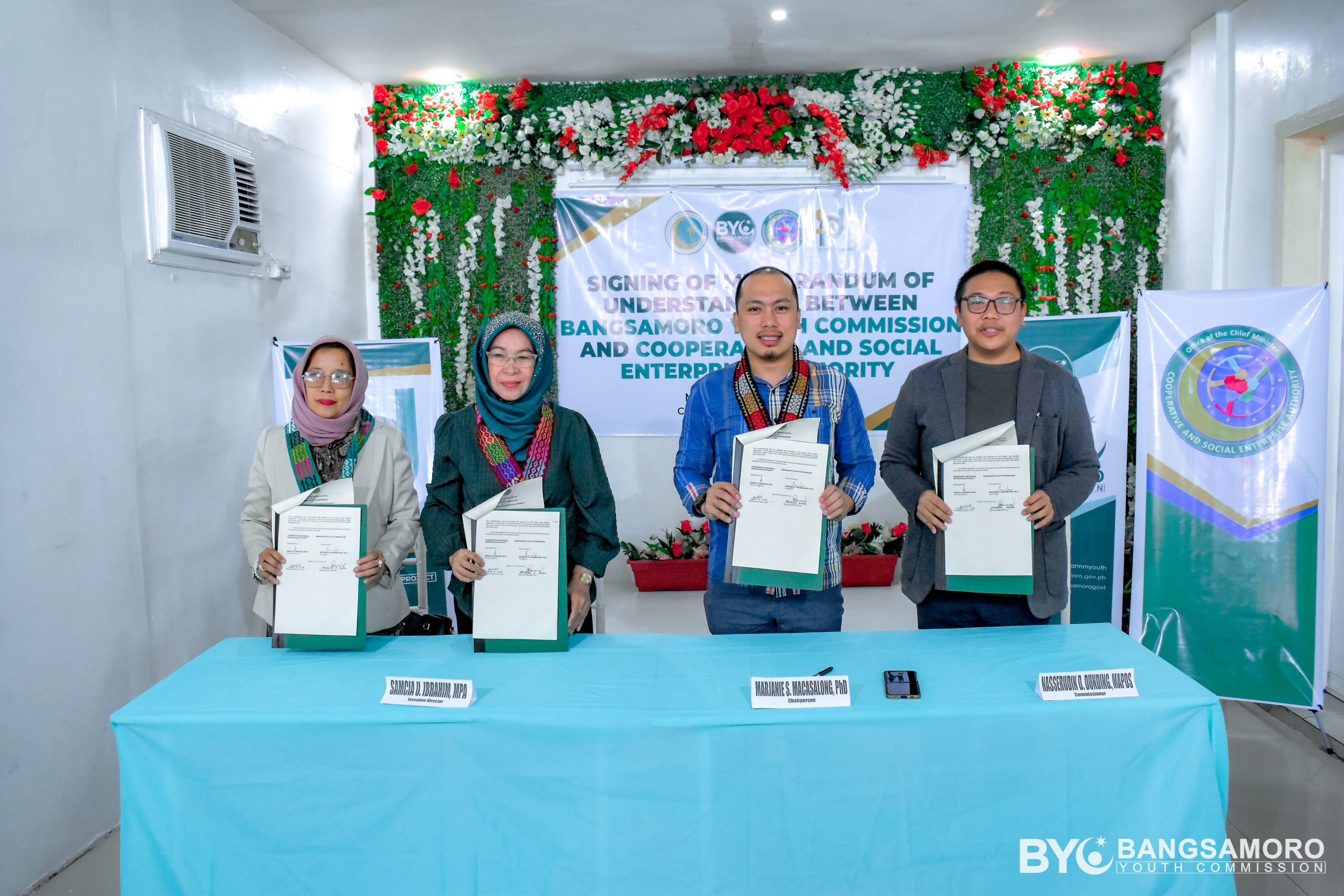 BYC Inks An MOU With CSEA-BARMM - Bangsamoro Youth Commission - BARMM